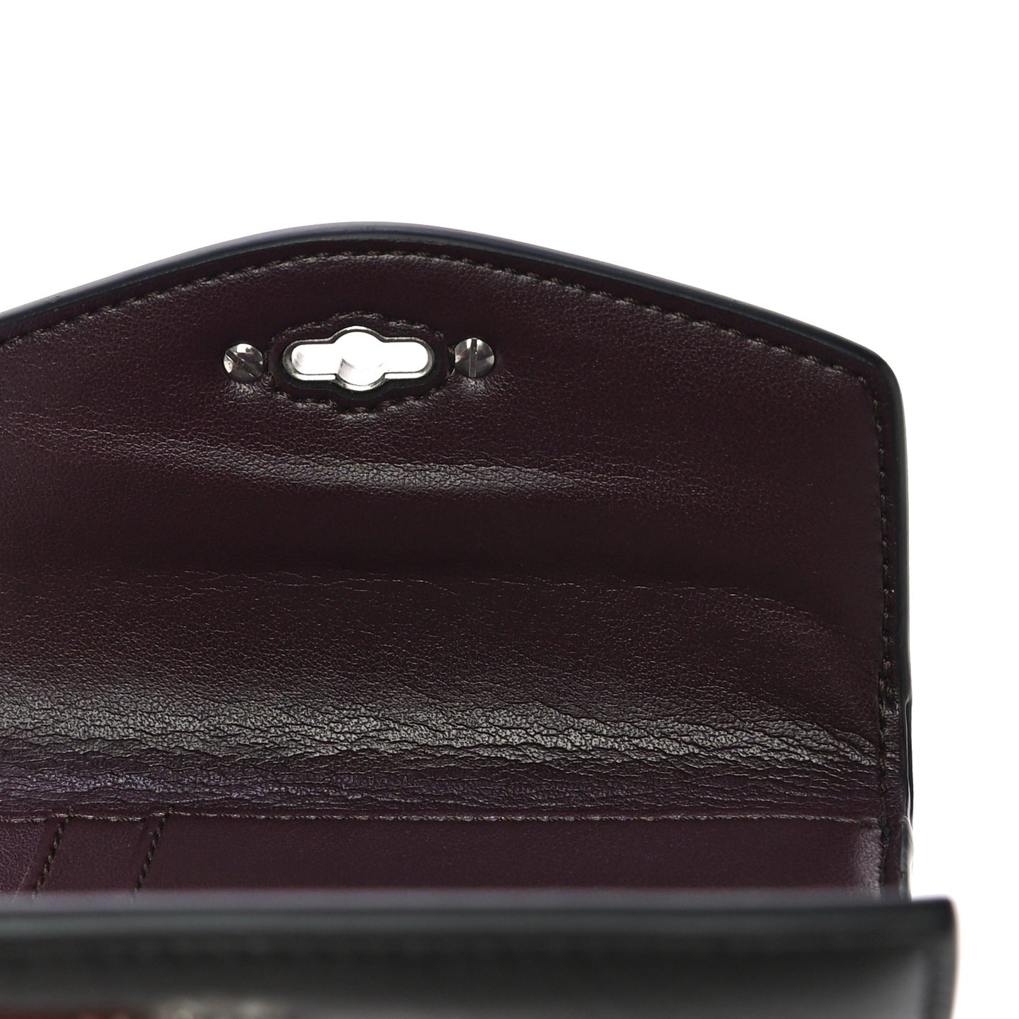 Classic Grain Small Darley Wallet Black