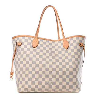 Louis Vuitton Damier Azur Neo Neverfull MM Rose Ballerine 1 of 4
