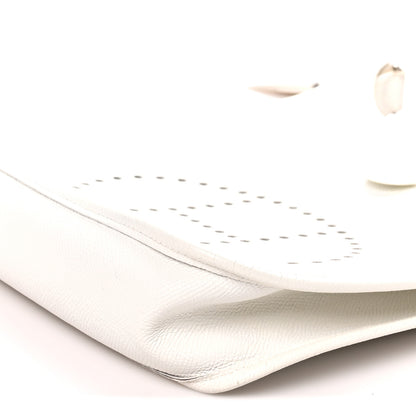 Hermes Epsom Evelyne GM White 10 of 10