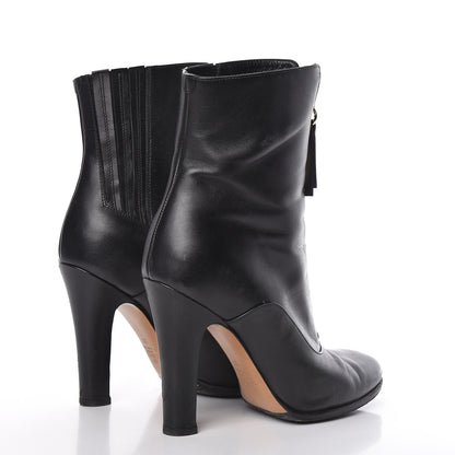 Valentino Garavani Calfskin Rebelle Boots 37 Black 4 of 12