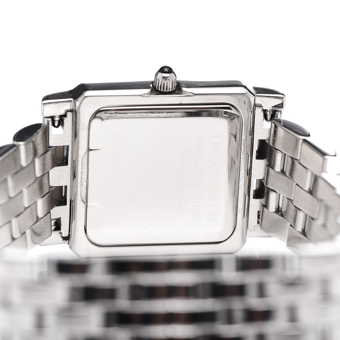 Stainless Steel 24mm Classic Square Quartz Watch