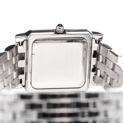 Tiffany Stainless Steel 24mm Classic Square Quartz Watch 5 of 7