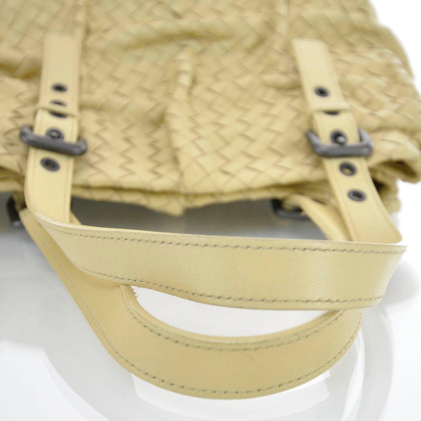 Nappa Intrecciato Tote Cream