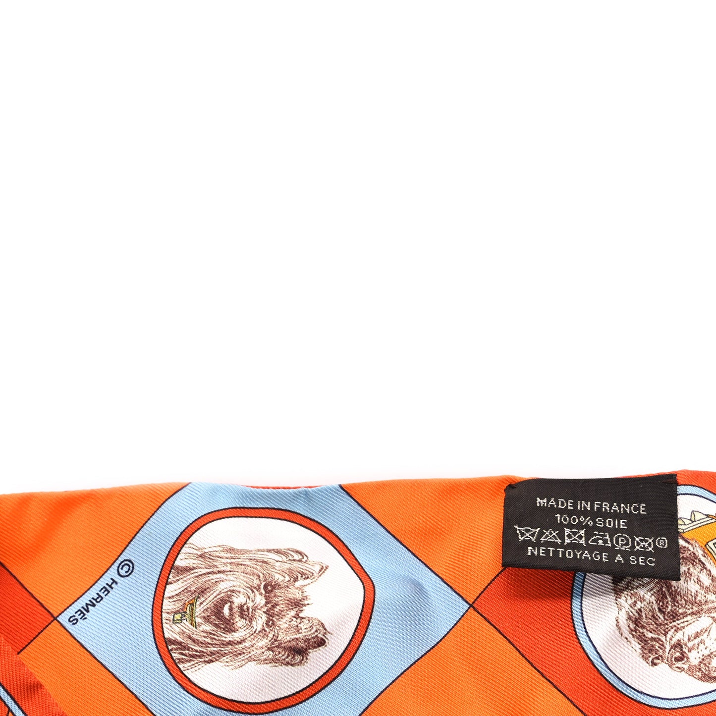 Silk Colliers et Chiens Twilly Potiron Orange Ciel