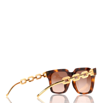 Louis Vuitton Metal LV Edge Sunglasses Z1756E Light Tortoise 4 of 11
