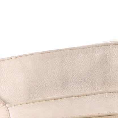 Chanel Caviar Square Stitched Large Tote White 11 of 23