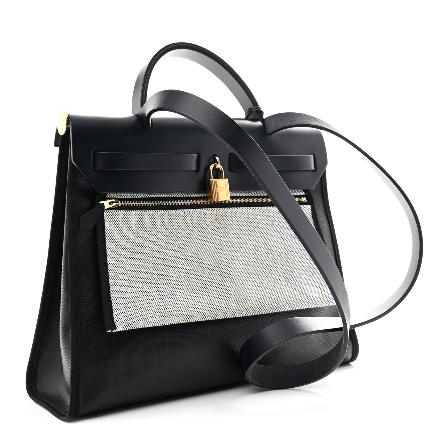Toile H Berline Vache Hunter Herbag Zip PM Black Bleu Nuit