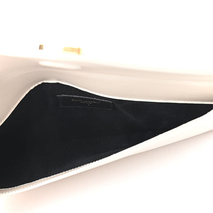 Saint Laurent Smooth Shiny Calfskin Uptown Pouch Crema Soft 5 of 11