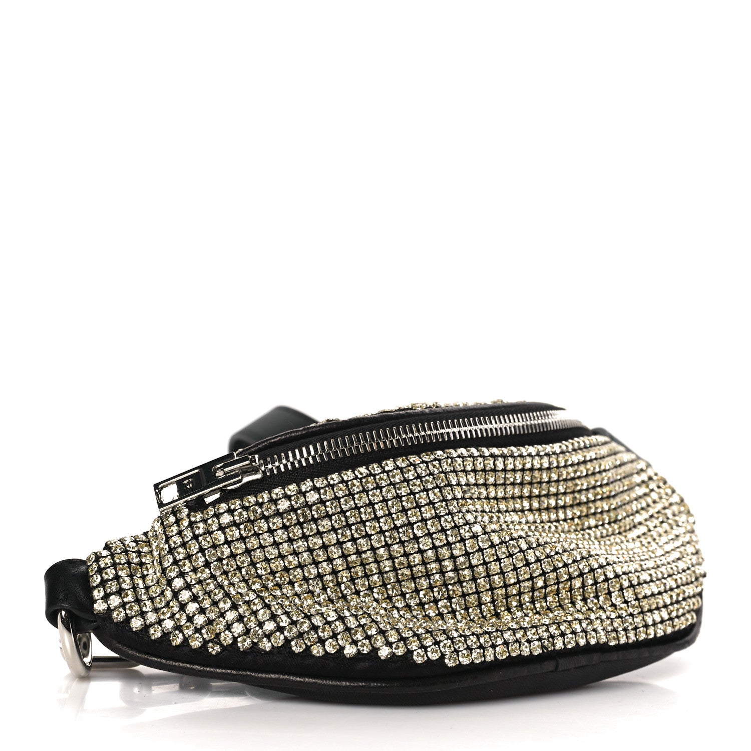 Alexander Wang Rhinestone Mesh Mini Attica Belt Bag Prism Gold 4 of 8
