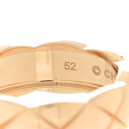 Chanel 18K Yellow Gold Small Coco Crush Ring 52 6 6 of 7