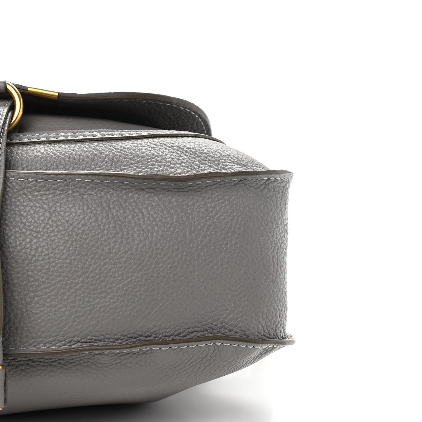 Calfskin Small Marcie Satchel Cashmere Grey
