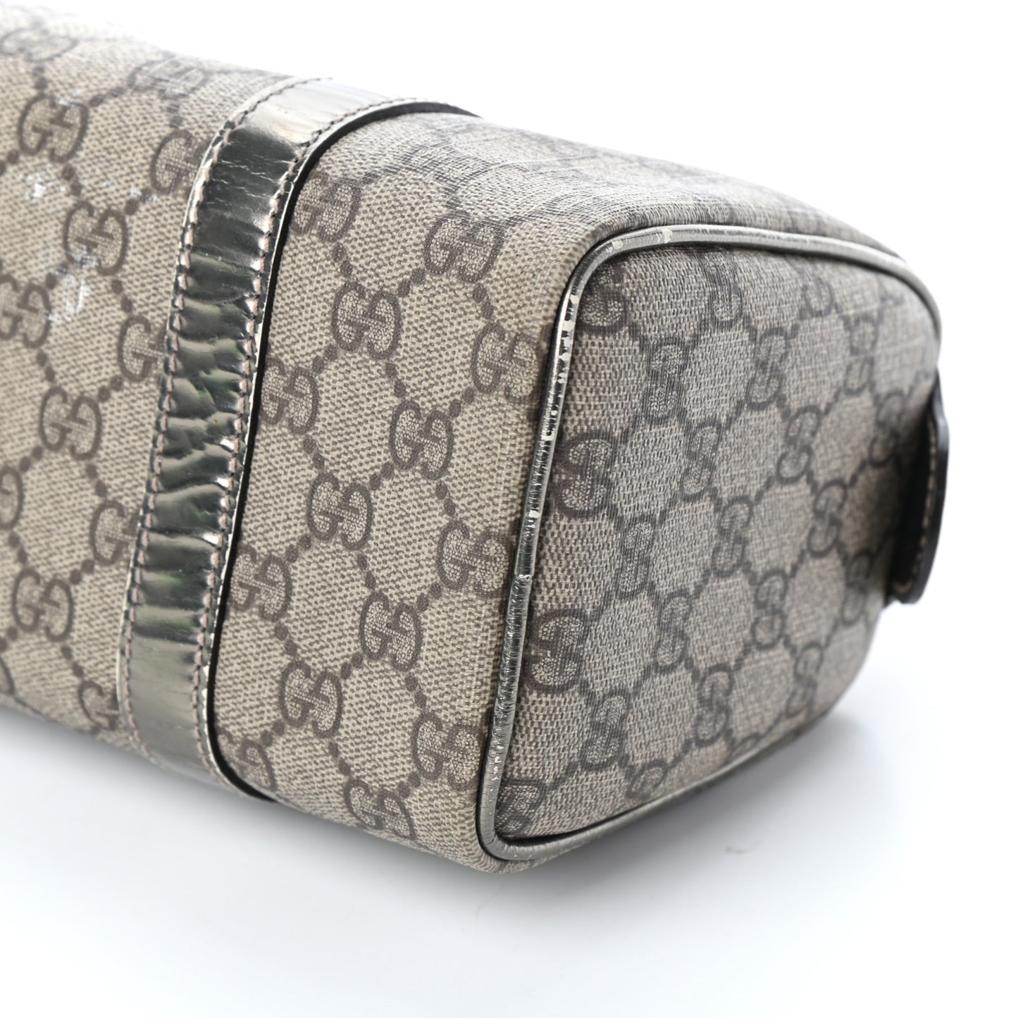 GG Plus Monogram Small Joy Boston Metallic