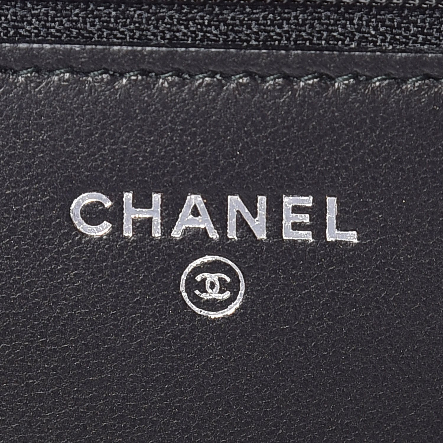 Chanel Canvas Quilted Fluo Boy Wallet On Chain WOC Black Grey Yellow 8 of 15