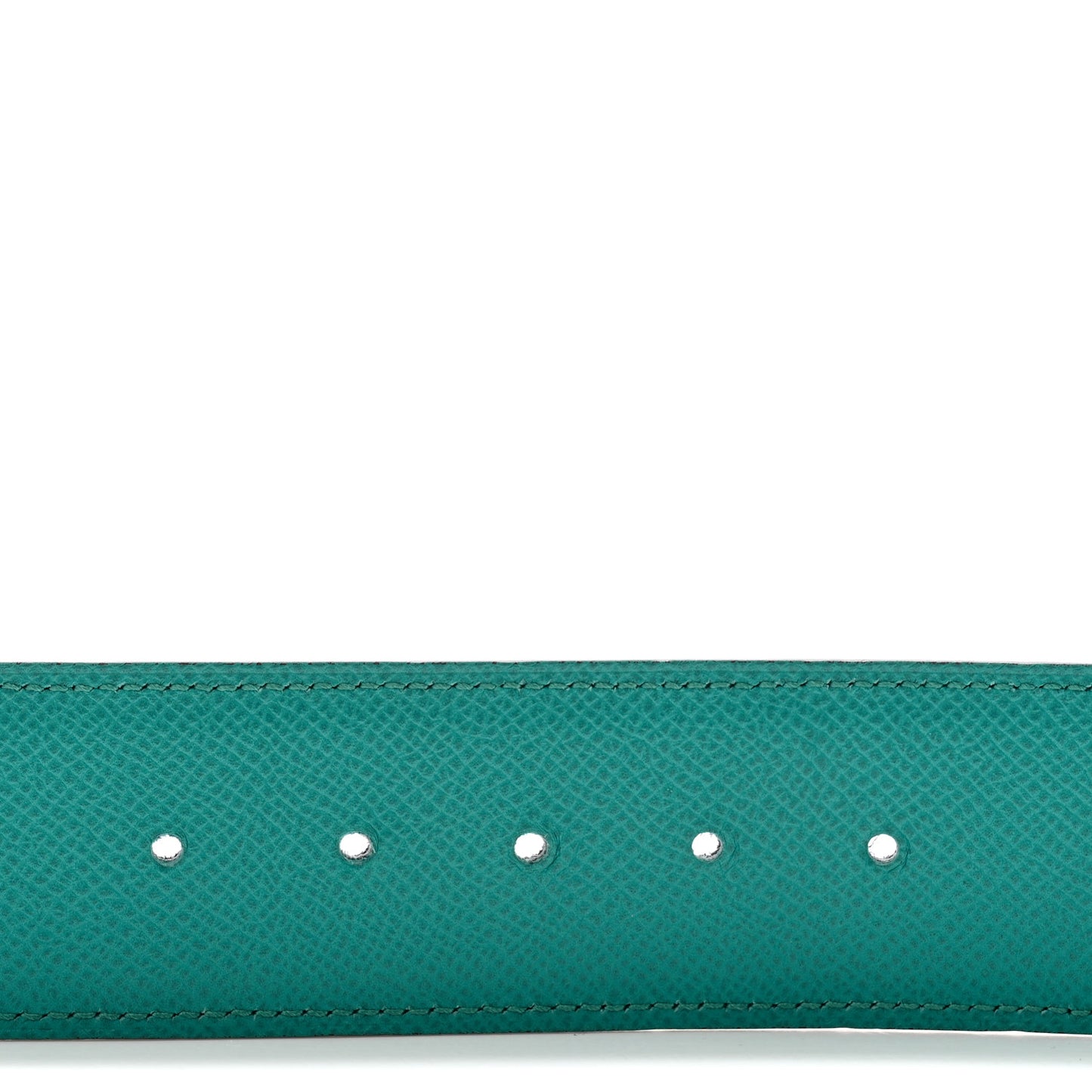 Epsom 32mm H Belt 85 34 Bleu Indigo Vert Verrone