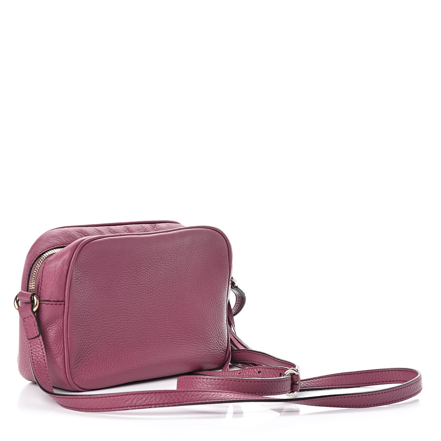 Gucci Pebbled Calfskin Small Soho Disco Bag Peonia Flower 3 of 15