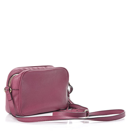 Gucci Pebbled Calfskin Small Soho Disco Bag Peonia Flower 3 of 15