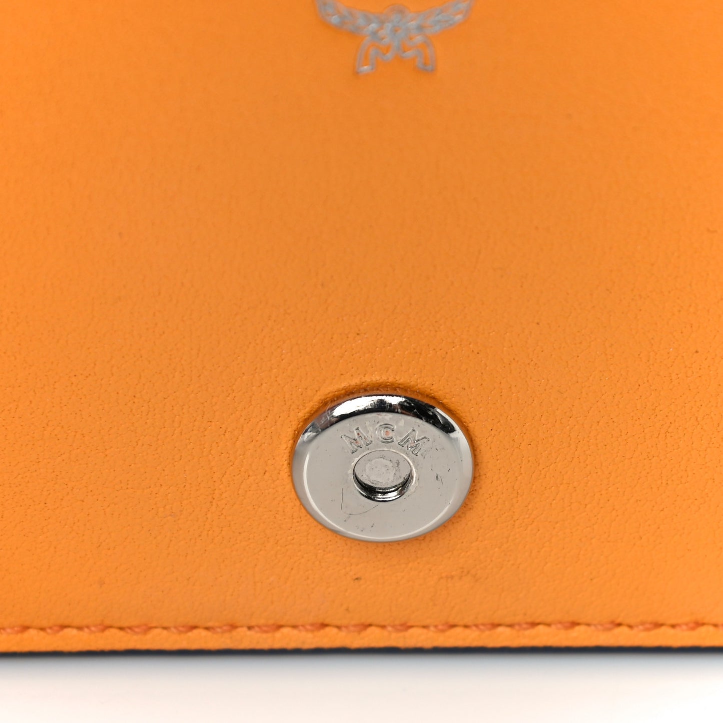 Lambskin Diamond Disco Mini Flap Crossbody Bag Orange