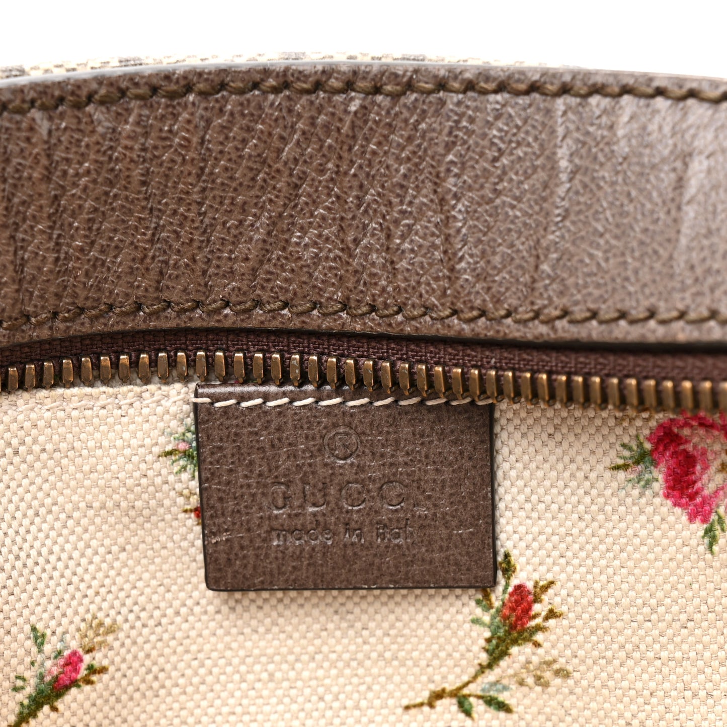 GG Supreme Monogram Web Neo Vintage Shoulder Bag Beige New Acero Crop