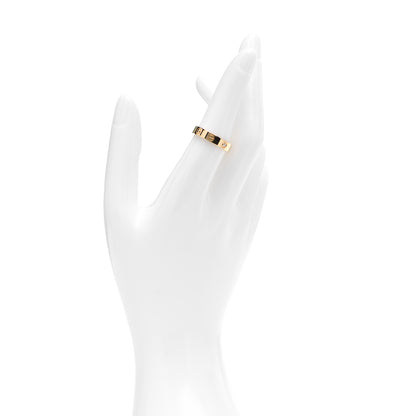 Cartier 18K Yellow Gold Diamond 4mm LOVE Wedding Band Ring 53 6.5 2 of 5