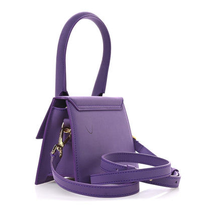Jacquemus Nubuck Le Chiquito Moyen Purple 3 of 10
