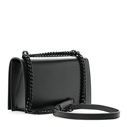 Alexander McQueen Calfskin Knuckle Shoulder Bag Black 2 of 11