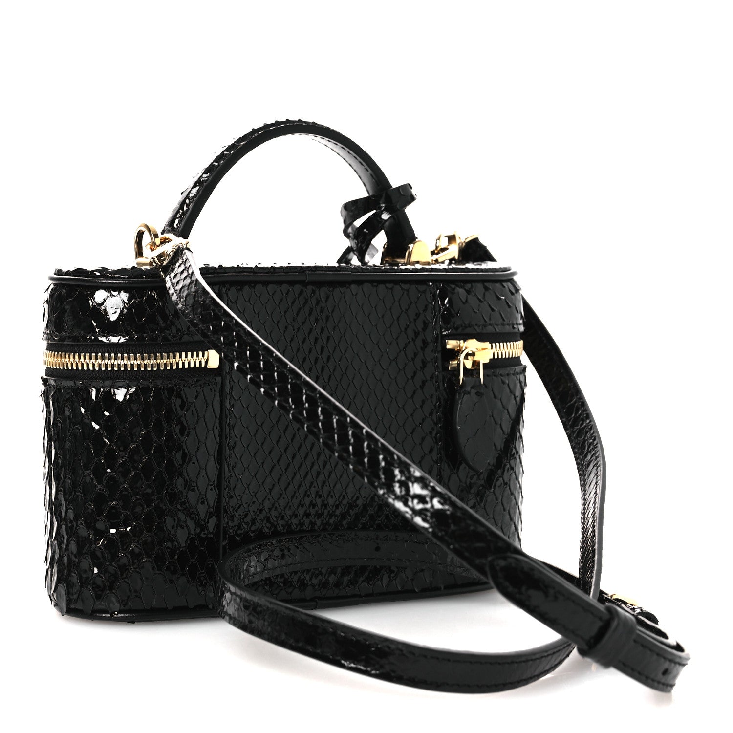 Louis Vuitton Snakeskin Vanity Pouch Black 2 of 8