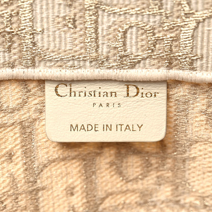 Christian Dior Oblique Medium Book Tote Gold Multicolor 6 of 11