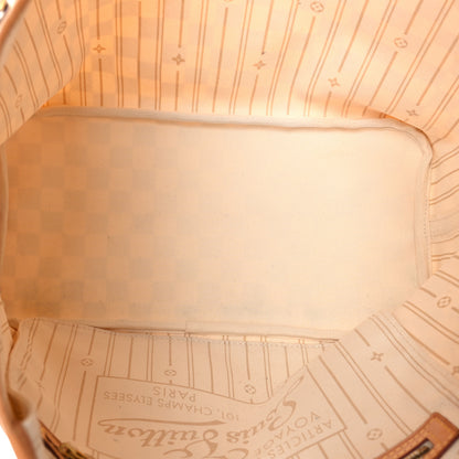 Louis Vuitton Damier Azur Neverfull MM 5 of 9