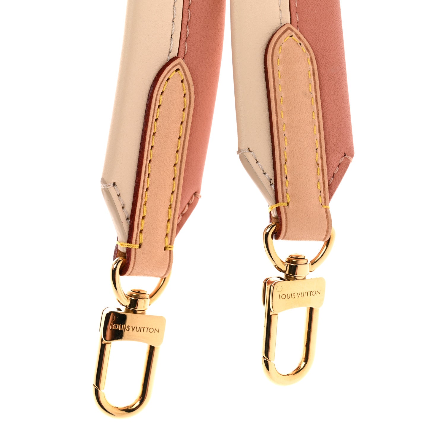 Louis Vuitton Calfskin Cluny BB Shoulder Strap Creme Vieux Rose 5 of 5
