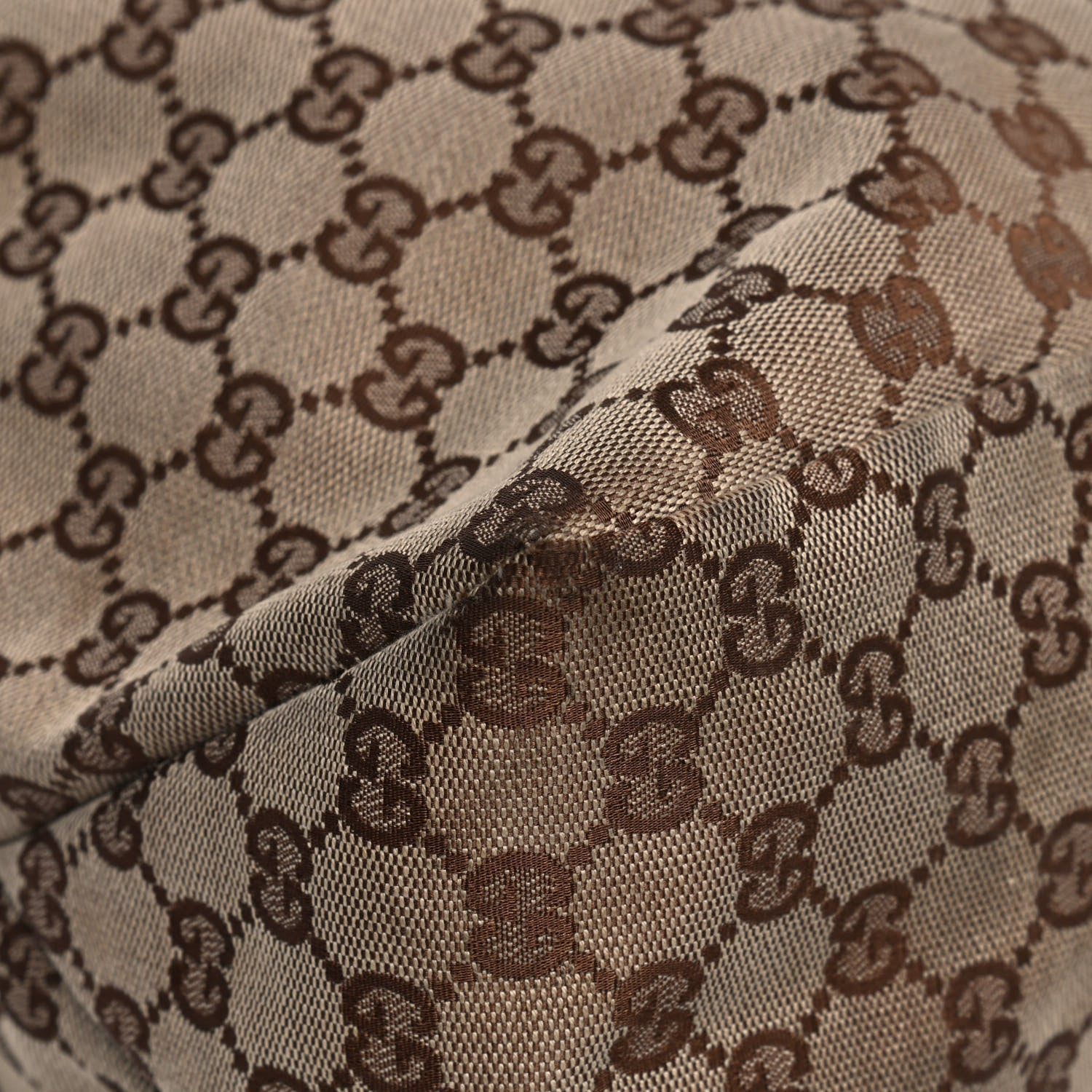 Gucci Monogram Large Horsebit Chain Hobo Dark Brown 5 of 12