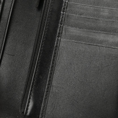 Burberry Haymarket Check Continental Wallet Black 9 of 12