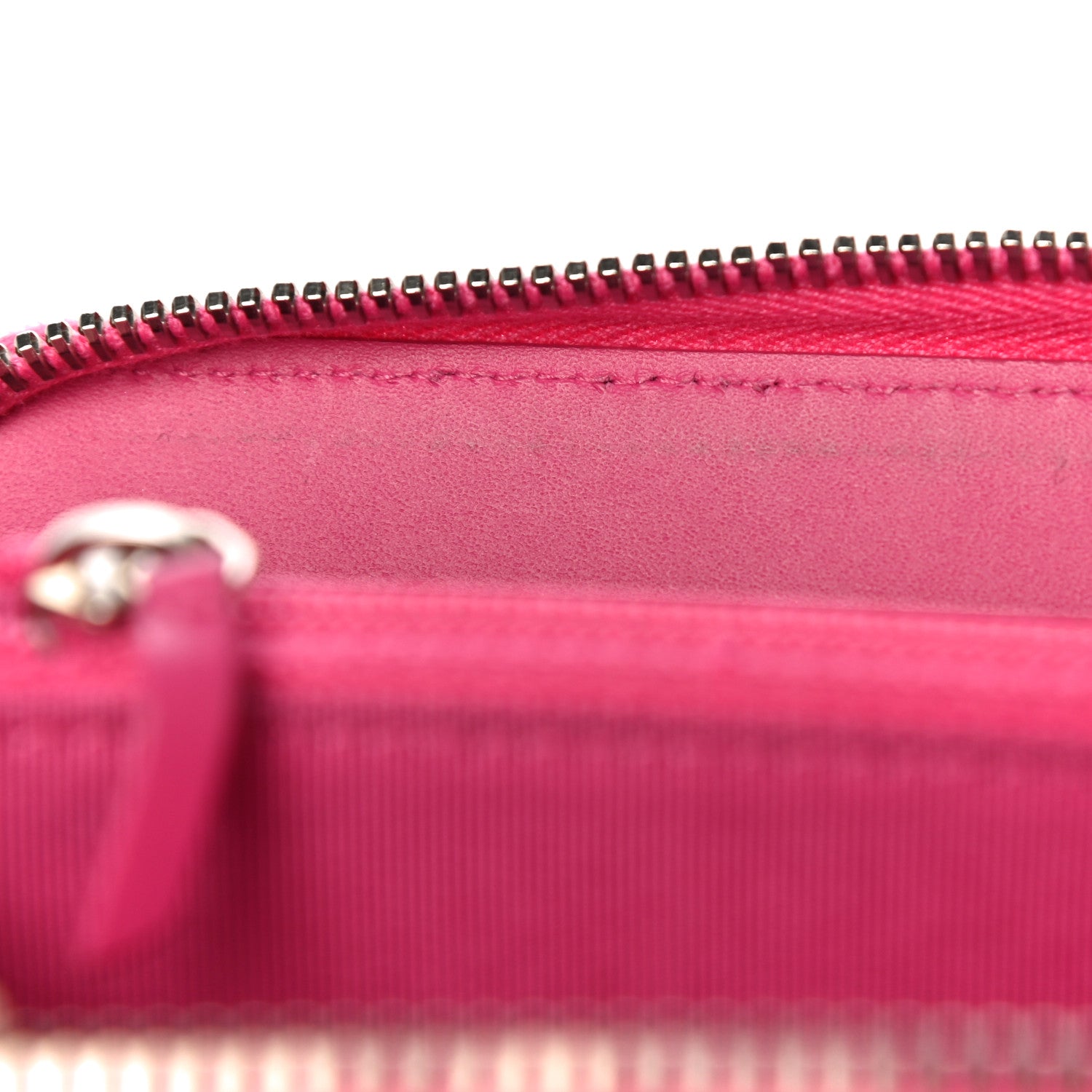 Chanel Caviar Quilted Large Gusset Zip Around Wallet Pink 11 of 21
