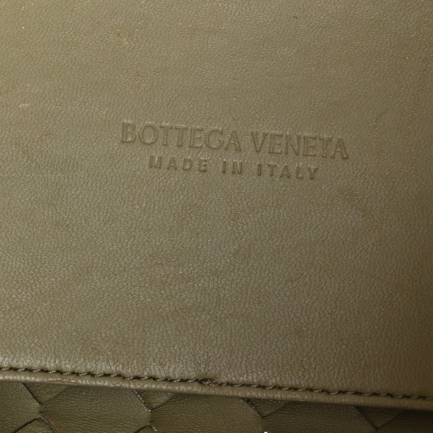 Nappa Intrecciato Small Andiamo Shoulder Bag Travertine