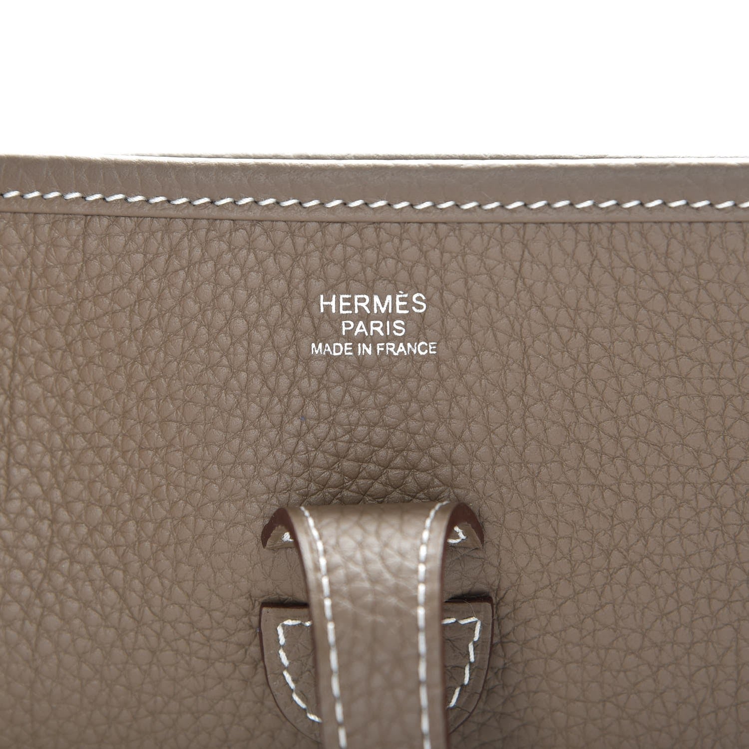 Hermes Taurillon Clemence Evelyne III PM Etoupe 6 of 7