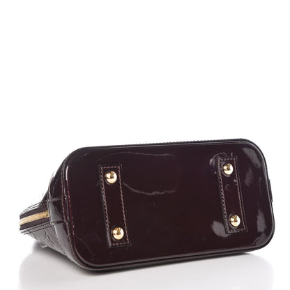 Louis Vuitton Vernis Alma BB Amarante 5 of 11