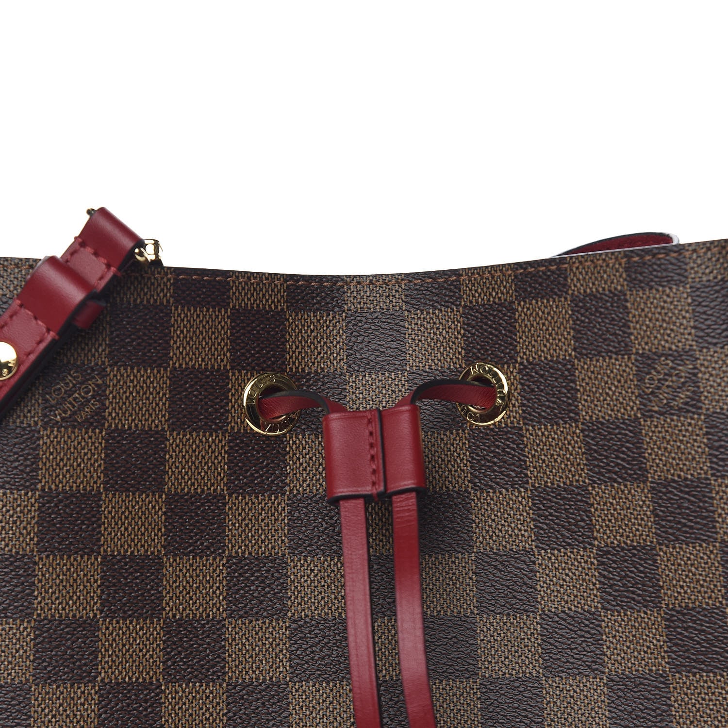 Louis Vuitton Damier Ebene Neonoe MM Cherry Berry 10 of 11