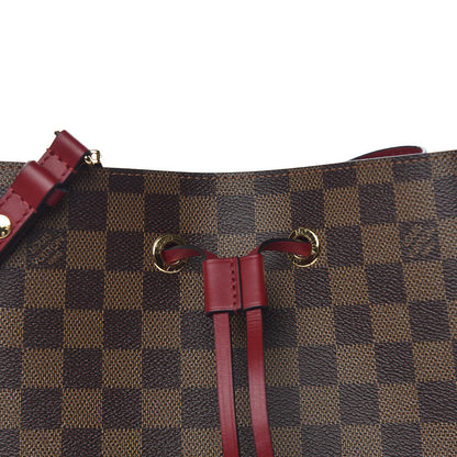 Louis Vuitton Damier Ebene Neonoe MM Cherry Berry 10 of 11