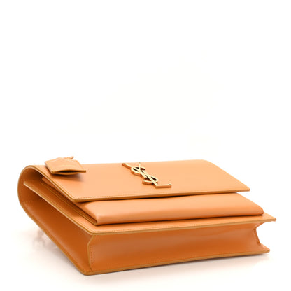 Saint Laurent Calfskin Medium Monogram Sunset Cheddar 4 of 8