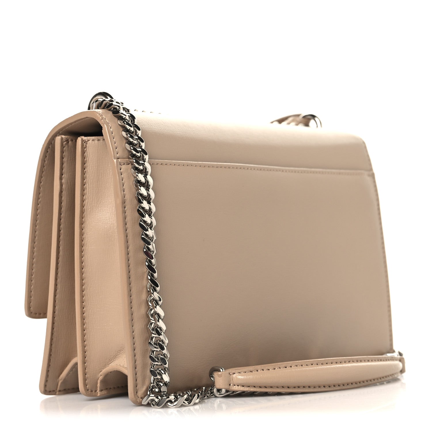 Saint Laurent Calfskin Medium Monogram Sunset Dark Beige 3 of 9