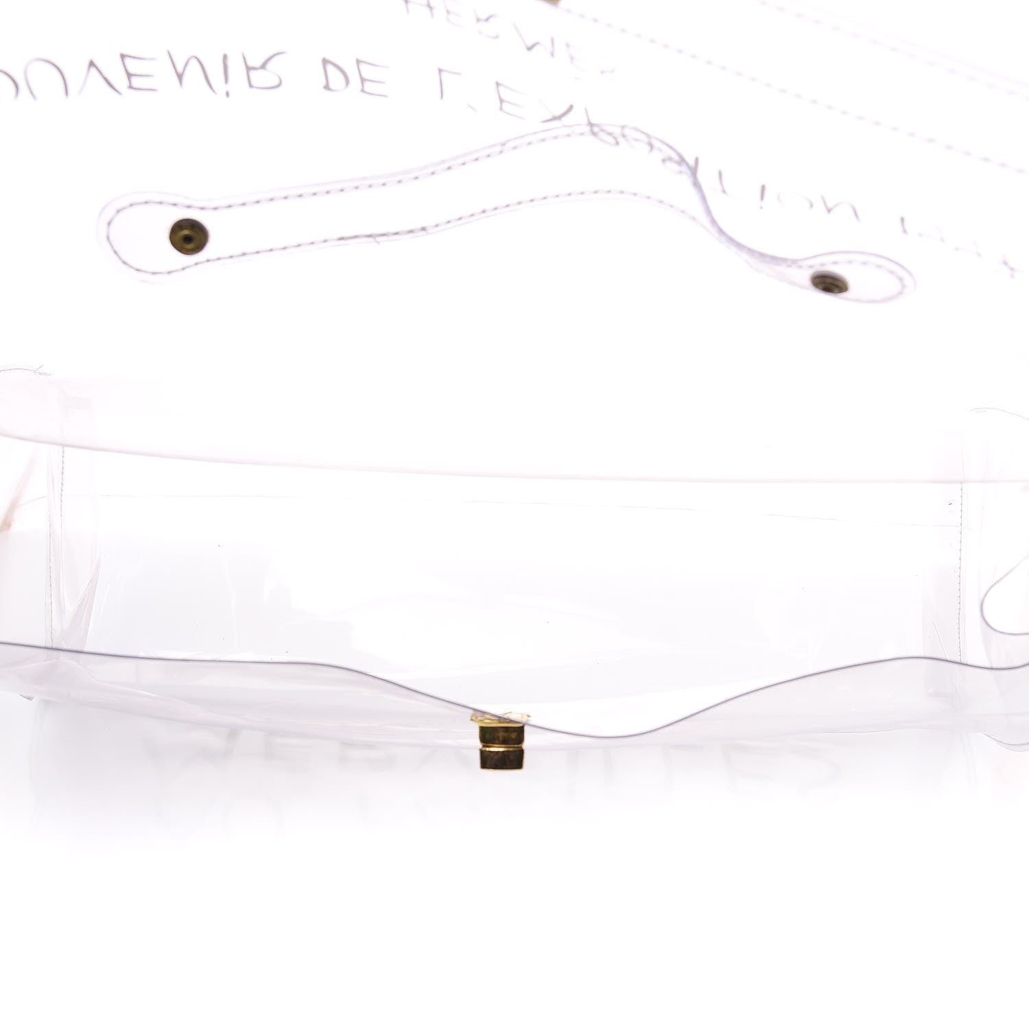 Hermes Vinyl Souvenir De L'Exposition Kelly Transparent 5 of 11