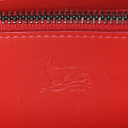 Christian Louboutin Calfskin Empire Panettone Spiked Zip Around Wallet Black 6 of 8