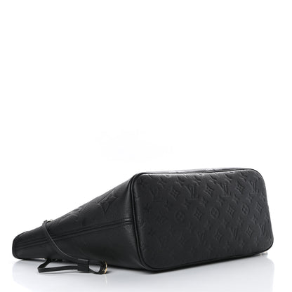 Louis Vuitton Empreinte Monogram Giant Neverfull MM Black 5 of 11