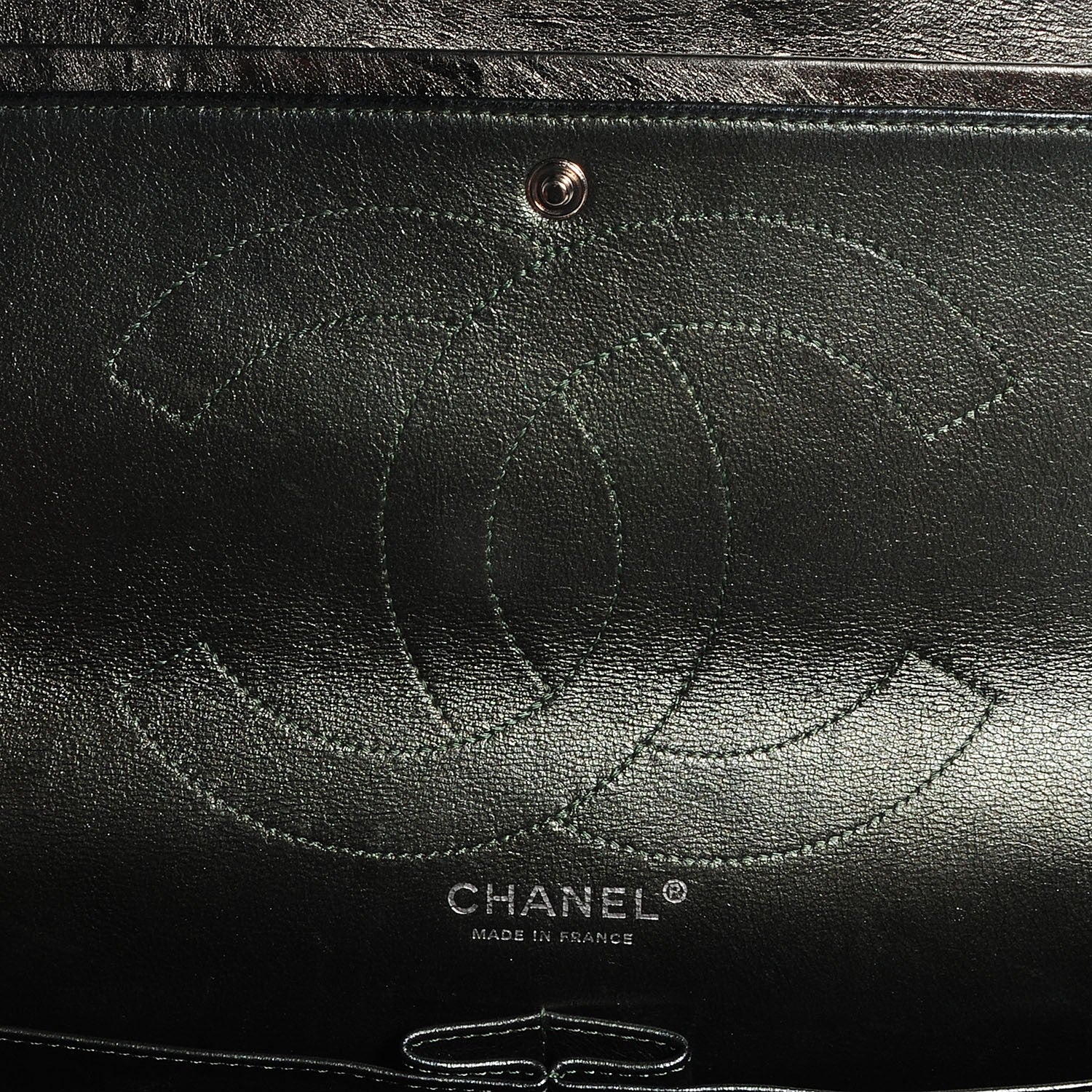 Chanel Metallic Aged Calfskin Quilted 2.55 Reissue 227 Flap Silver 6 of 7