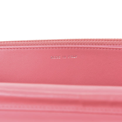 Chanel Lambskin Quilted Wallet On Chain WOC Pink 8 of 11
