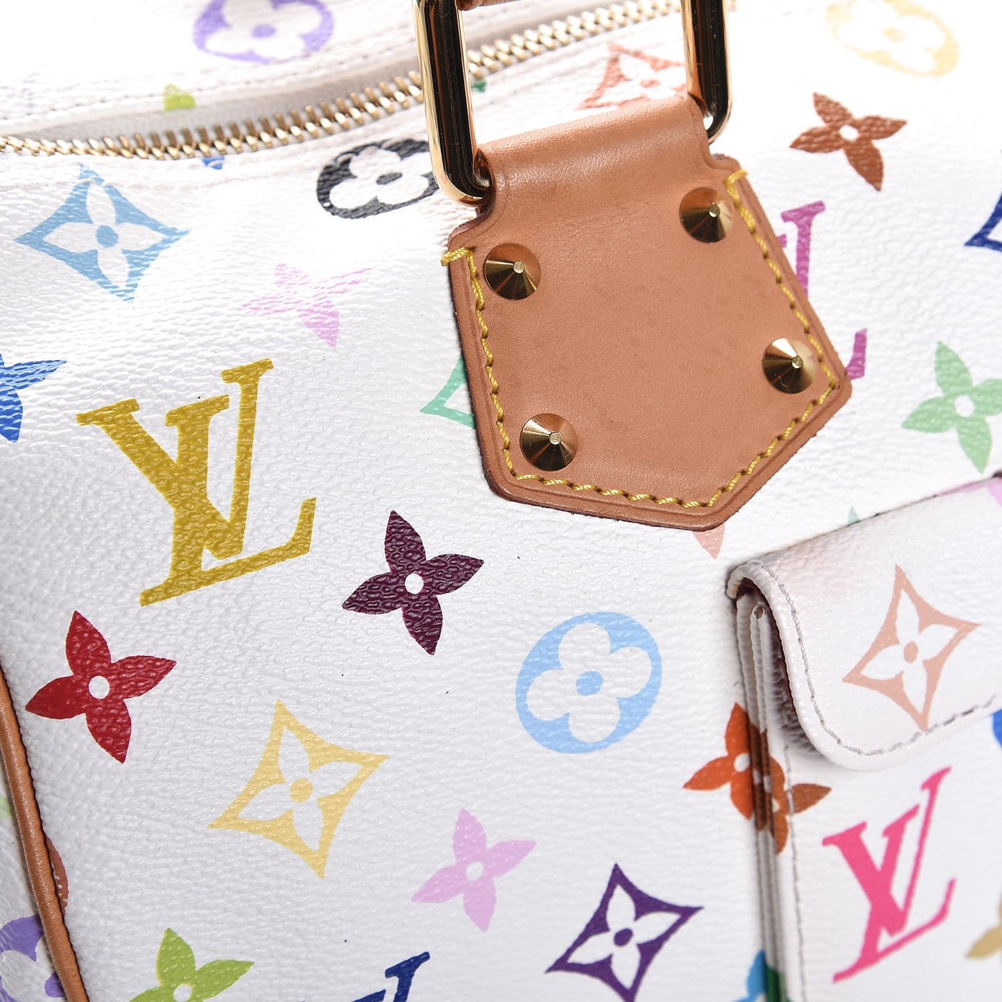 Monogram Multicolor Speedy 30 White