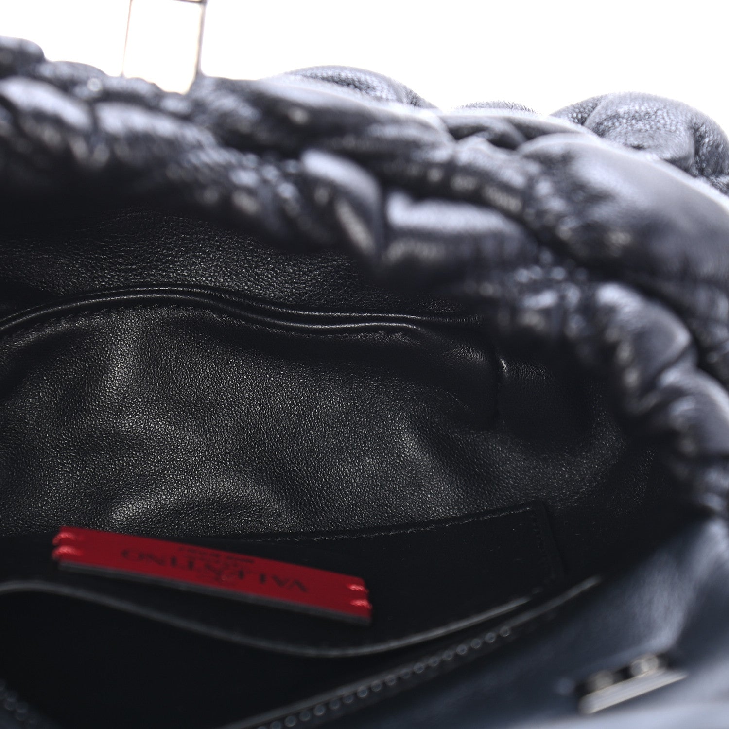 Valentino Garavani Nappa Small Spikeme Shoulder Bag Black 4 of 7