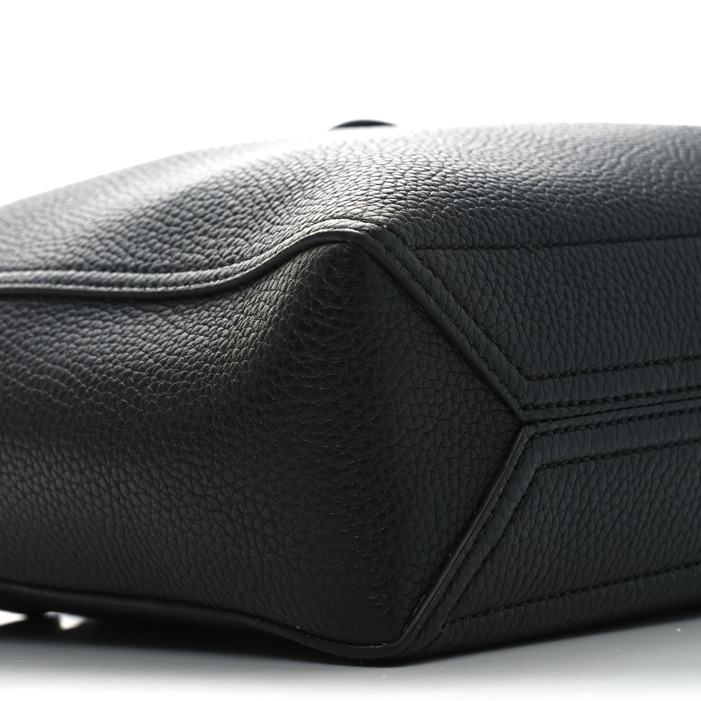 New Sakai Calfskin Lux Small Dahlia Tote Black