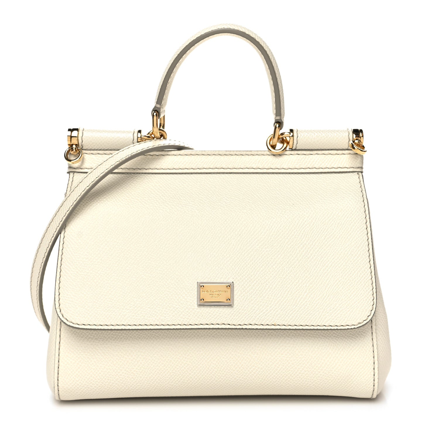 Dauphine Small Miss Sicily Satchel White
