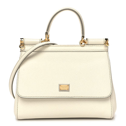 Dolce & Gabbana Dauphine Small Miss Sicily Satchel White 3 of 10
