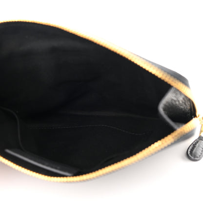 Balenciaga Agneau Giant 12 Gold Hardware Pouch Clutch Gris Fossile 5 of 7